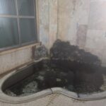 2月上旬冬の花巻台温泉松田屋旅館別館の釜の湯