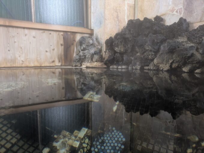 2月上旬冬の花巻台温泉松田屋旅館静けさに包まれたレトロな雰囲気がここちよい別館釜の湯