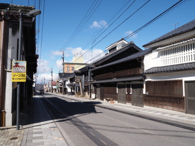 3月上旬はじめての小諸北国街道小諸宿江戸時代に本陣の置かれた本町