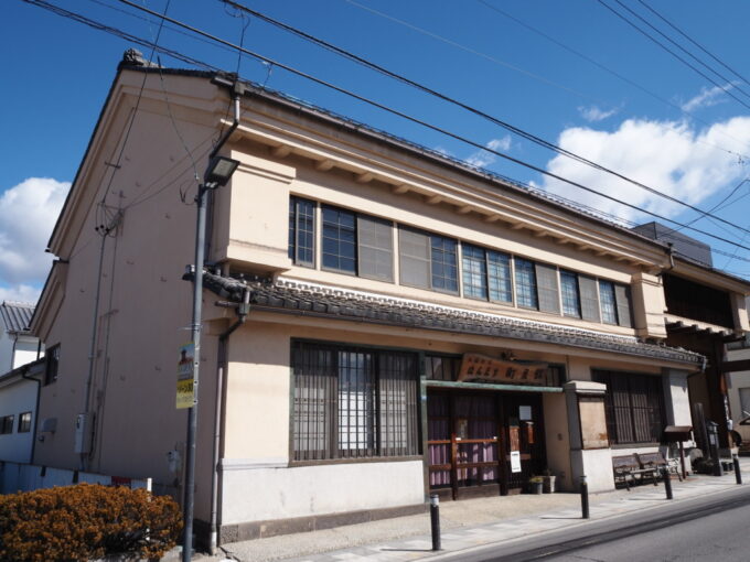 3月上旬はじめての小諸北国街道小諸宿大正時代のモダンさを感じさせるほんまち町屋館