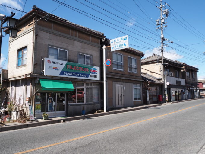 3月上旬初めての小諸桜井写真商会の昭和レトロな建物