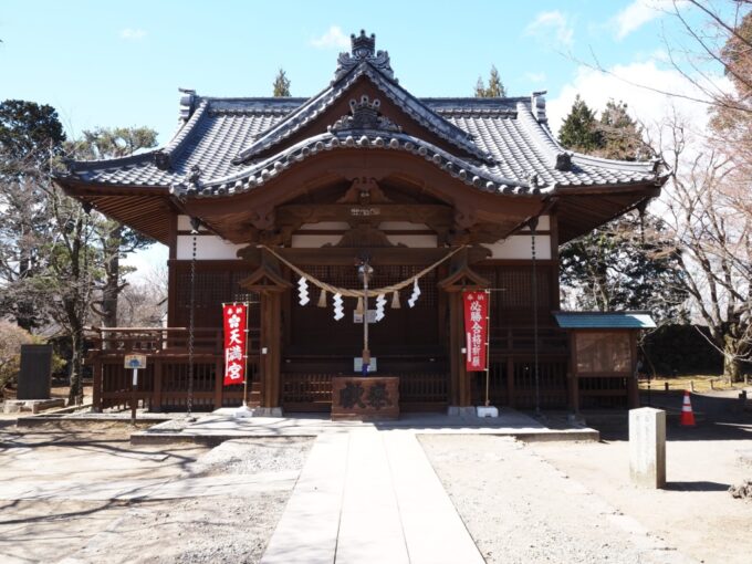 3月上旬初めての小諸小諸城址懐古園懐古神社にお参りを