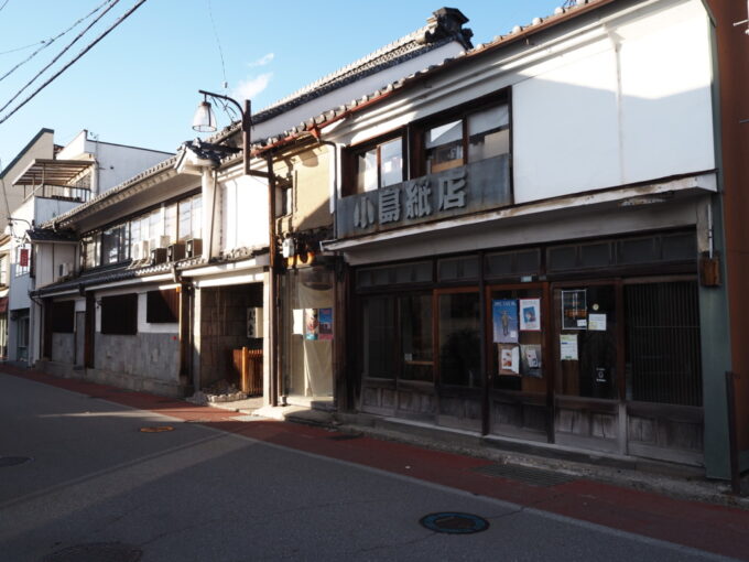 3月上旬初めての上田北国街道常田通り沿いに残る古き良き建物