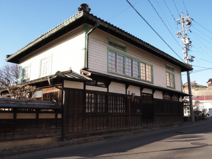 3月上旬初めての上田常田館製糸場明治41年築の事務所兼館主住宅