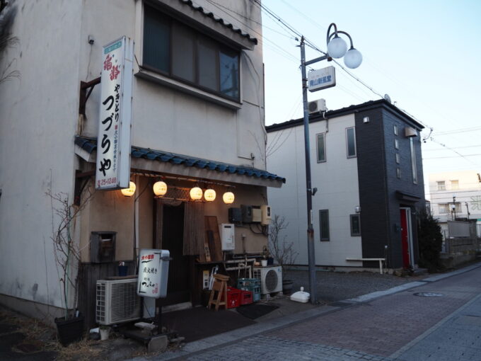 3月上旬初めての上田名物美味だれ焼き鳥が食べられるつづらや