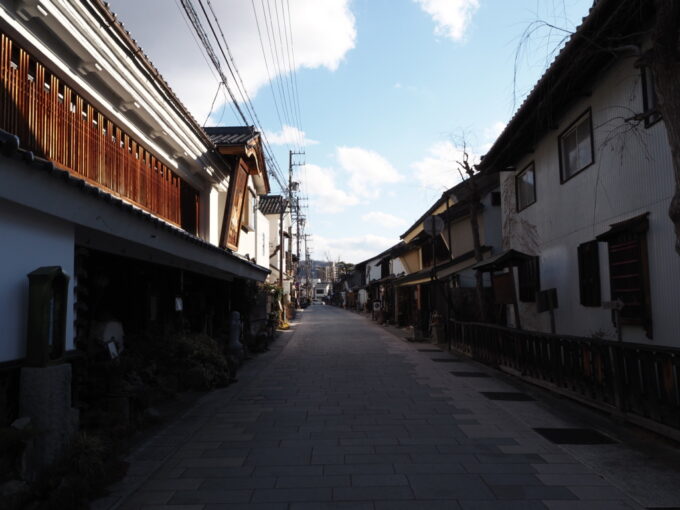 3月上旬初めての上田北国街道宿場町の風情を色濃く残す柳町