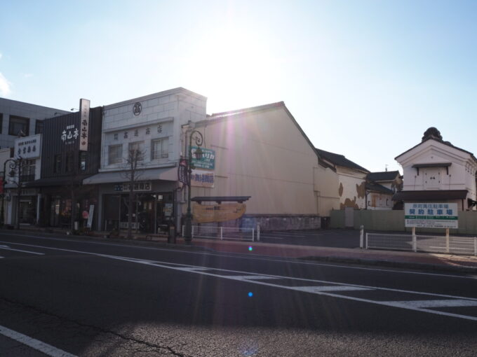 3月上旬初めての上田旧北国街道国道141号線沿いに点在する古き良き建物
