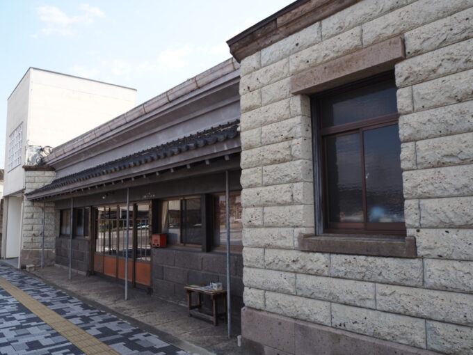 4月中旬12年ぶりの黒磯駅前に位置する高木商店本店の重厚な石造りの建物