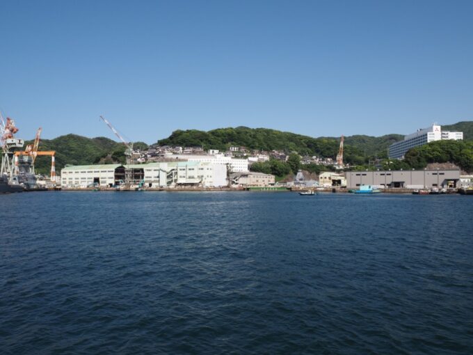 5月中旬26年ぶりの長崎軍艦島上陸クルーズ高島海上交通ブラックダイヤモンドから眺める世界遺産三菱長崎造船所第三船渠