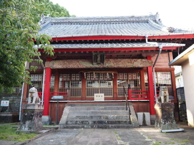 5月中旬26年ぶりの長崎ホテルマリンワールドのすぐ裏手に建つ梅香崎天満宮