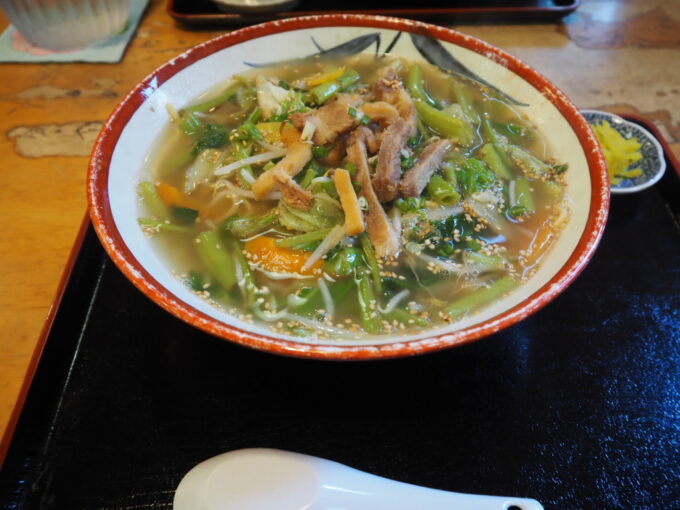 6月上旬いつもより半月早い八重山旅石垣島家庭料理の店ふるさと食堂野菜そば