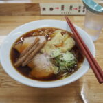 8月上旬夏の東北旅夏空の青森昭和23年創業のくどうラーメンワンタン麺大
