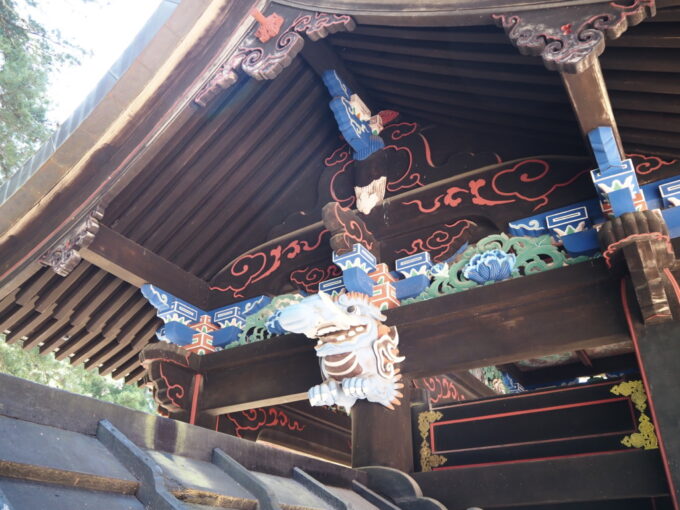 8月上旬夏の東北旅弘前岩木山神社中門を彩る見事な彫刻