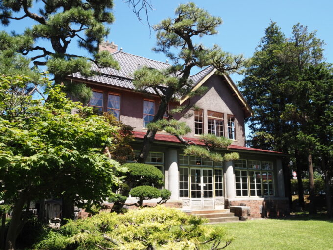 8月上旬夏の東北旅弘前藤田記念庭園大正10年築の洋館