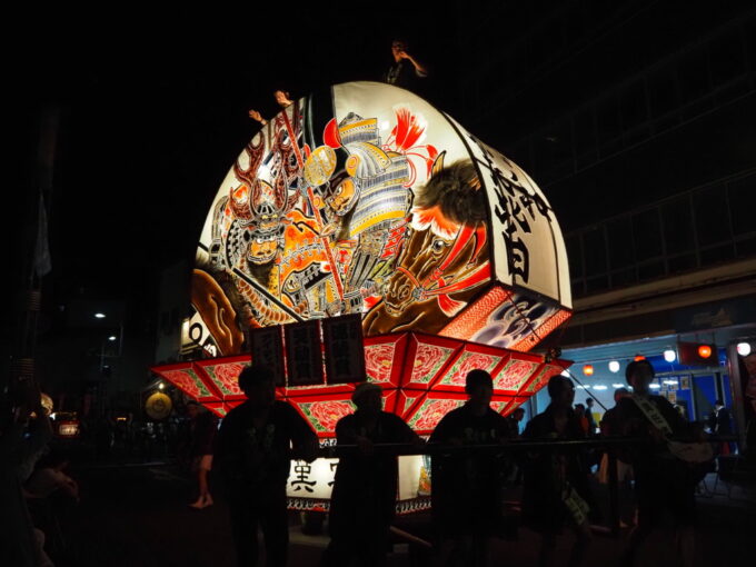 8月上旬夏の東北旅弘前ねぷた躍動感あふれる騎馬が印象的な鏡絵