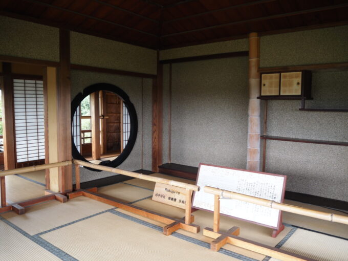 8月末日水戸初めての偕楽園好文亭3階の楽寿楼