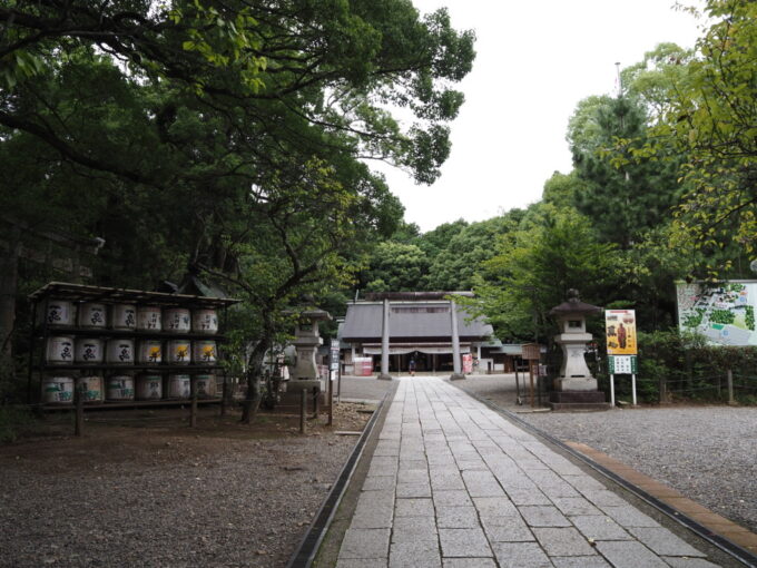 8月末日水戸初めての偕楽園常磐神社